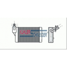 1390301 KUHLER SCHNEIDER Теплообменник, отопление салона