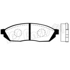 IBD-1404 IPS Parts Комплект тормозных колодок, дисковый тормоз