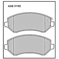 ADB31162 Allied Nippon Тормозные колодки