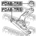 FDAB-TRS FEBEST Подвеска, рычаг независимой подвески колеса