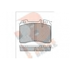 RB0861 R BRAKE Комплект тормозных колодок, дисковый тормоз