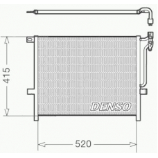 DCN05010 DENSO Конденсатор, кондиционер