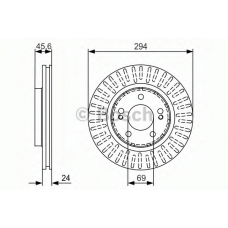 0 986 479 984 BOSCH Тормозной диск