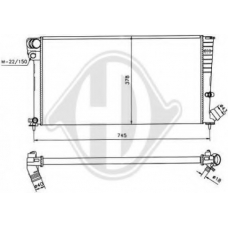 8104182 DIEDERICHS Радиатор, охлаждение двигателя