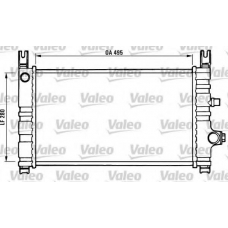 731299 VALEO Радиатор, охлаждение двигателя
