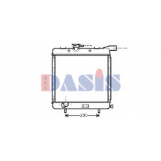 520013N AKS DASIS Радиатор, охлаждение двигателя