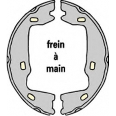 M704 MGA Комплект тормозных колодок, стояночная тормозная с