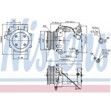 89227 NISSENS Компрессор, кондиционер