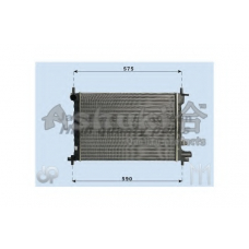QF55-19 ASHUKI Радиатор, охлаждение двигателя