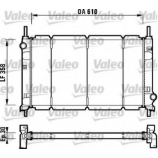 731011 VALEO Радиатор, охлаждение двигателя