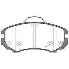 BPA0953.02 OPEN PARTS Комплект тормозных колодок, дисковый тормоз