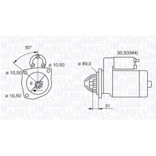 063523680010 MAGNETI MARELLI Стартер