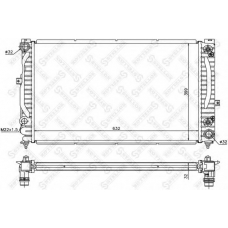 10-25139-SX STELLOX Радиатор, охлаждение двигателя