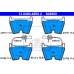 13.0460-4800.2 ATE Комплект тормозных колодок, дисковый тормоз