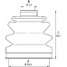 SJK7105.00 OPEN PARTS Комплект пылника, приводной вал