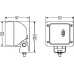 1GA 007 506-001 HELLA Фара рабочего освещения