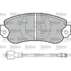 540071 VALEO Комплект тормозных колодок, дисковый тормоз
