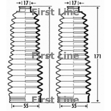 FSG3371 FIRST LINE Пыльник, рулевое управление