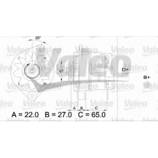 436316 VALEO Генератор