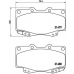 P 83 069 BREMBO Комплект тормозных колодок, дисковый тормоз