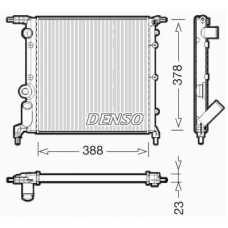 DRM23006 DENSO Радиатор, охлаждение двигателя