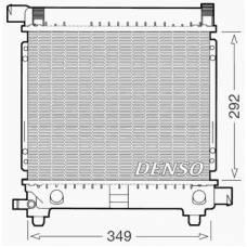 DRM17028 DENSO Радиатор, охлаждение двигателя