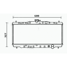 RM0106 EQUAL QUALITY Радиатор, охлаждение двигателя