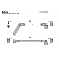 T852B TESLA Комплект проводов зажигания