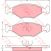 GDB958 TRW Комплект тормозных колодок, дисковый тормоз