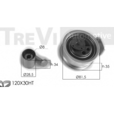 KD1266 TREVI AUTOMOTIVE Комплект ремня ГРМ