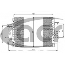 300548 ACR Конденсатор, кондиционер