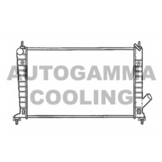 102301 AUTOGAMMA Радиатор, охлаждение двигателя