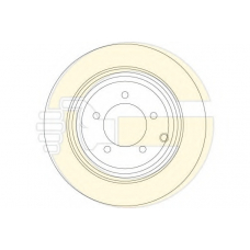 6063264 GIRLING Тормозной диск