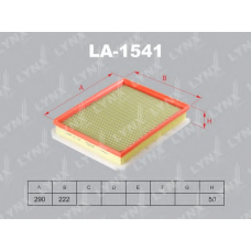 LA-1541 LYNX Фильтр возд. opel astra h 1.6t