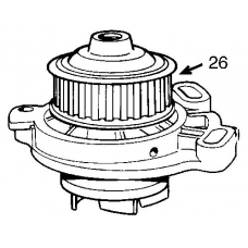 VKPC 81605 SKF Водяной насос