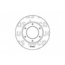 DF3027 TRW Тормозной диск