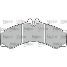 541663 VALEO Комплект тормозных колодок, дисковый тормоз