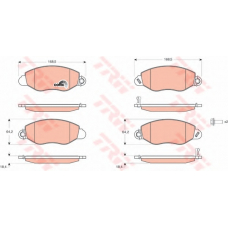 DP1010.10.0835 Dr!ve+ Комплект тормозных колодок, дисковый тормоз