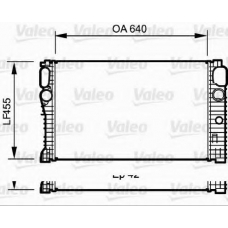 734943 VALEO Радиатор, охлаждение двигателя