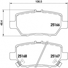 8DB 355 019-561 HELLA PAGID Комплект тормозных колодок, дисковый тормоз