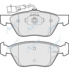 PAD937 APEC Комплект тормозных колодок, дисковый тормоз