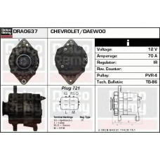 DRA0637 DELCO REMY Генератор