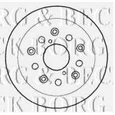 BBD5775S BORG & BECK Тормозной диск