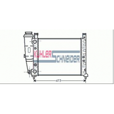 1701301 KUHLER SCHNEIDER Радиатор, охлаждение двигател