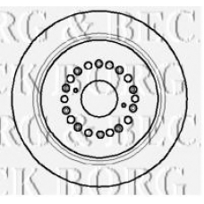 BBD4101 BORG & BECK Тормозной диск