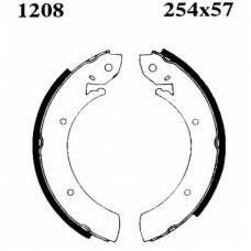01208 BSF Комплект тормозных колодок