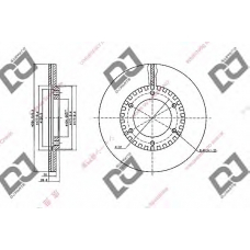 BD1959 DJ PARTS Тормозной диск