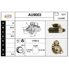 AU9003 SNRA Стартер