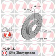 100.1244.52 ZIMMERMANN Тормозной диск