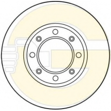 6013003 GIRLING Тормозной диск